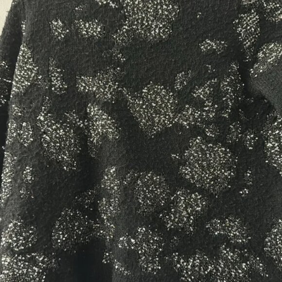 SEQUIN METALLIC THREAD KNIT CARDIGANBLACK size S - Picture 11 of 11